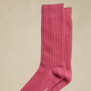 Banana Republic Waffle-Knit Crew Sock